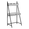 Monarch Specialties I 7331 Computer Desk, Home Office, Laptop, Leaning, Storage Drawers, 32"l, Work, Metal, Laminate, Grey, Black, Contemporary, Modern - - Mounts For Less