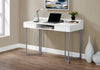 Monarch Specialties I 7361 Computer Desk, Home Office, Laptop, Storage Drawers, 48"l, Work, Metal, Laminate, White, Grey, Contemporary, Modern - - Mounts For Less