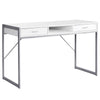 Monarch Specialties I 7364 Computer Desk, Home Office, Laptop, Storage Drawers, 48"l, Work, Metal, Laminate, White, Grey, Contemporary, Modern - - Mounts For Less