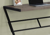 Monarch Specialties I 7373 Computer Desk, Home Office, Laptop, 48"l, Work, Metal, Laminate, Brown, Black, Contemporary, Modern - - Mounts For Less