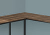 Monarch Specialties I 7391 Computer Desk, Home Office, Corner, 58"l, L Shape, Work, Laptop, Metal, Laminate, Brown, Black, Contemporary, Modern - - Mounts For Less