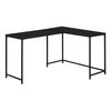 Monarch Specialties I 7394 Computer Desk, Home Office, Corner, 58"l, L Shape, Work, Laptop, Metal, Laminate, Black, Contemporary, Modern - - Mounts For Less