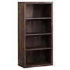 Monarch Specialties I 7404 Bookshelf, Bookcase, Etagere, 5 Tier, 48"h, Office, Bedroom, Laminate, Brown, Contemporary, Modern - - Mounts For Less