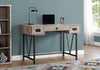 Monarch Specialties I 7414 Computer Desk, Home Office, Laptop, Storage Drawers, 48"l, Work, Metal, Laminate, Beige, Black, Transitional - - Mounts For Less