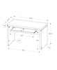 Monarch Specialties I 7439 Computer Desk, Home Office, Laptop, 48"l, Work, Laminate, Black, Grey, Contemporary, Modern - - Mounts For Less