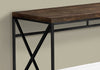 Monarch Specialties I 7450 Computer Desk, Home Office, Laptop, Work, Metal, Laminate, Brown, Black, Contemporary, Modern - - Mounts For Less