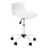 Monarch Specialties I 7463 Office Chair, Adjustable Height, Swivel, Ergonomic, Computer Desk, Work, Juvenile, Metal, Pu Leather Look, White, Contemporary, Modern - - Mounts For Less