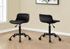 Monarch Specialties I 7464 Office Chair, Adjustable Height, Swivel, Ergonomic, Computer Desk, Work, Juvenile, Metal, Pu Leather Look, Black, Contemporary, Modern - - Mounts For Less