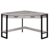 Monarch Specialties I 7505 Computer Desk, Home Office, Corner, Storage Drawers, 42"l, Work, Laptop, Metal, Laminate, Grey, Black, Contemporary, Modern - - Mounts For Less