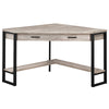 Monarch Specialties I 7506 Computer Desk, Home Office, Corner, Storage Drawers, 42"l, Work, Laptop, Metal, Laminate, Beige, Black, Contemporary, Modern - - Mounts For Less