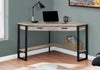 Monarch Specialties I 7506 Computer Desk, Home Office, Corner, Storage Drawers, 42"l, Work, Laptop, Metal, Laminate, Beige, Black, Contemporary, Modern - - Mounts For Less