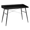 Monarch Specialties I 7537 Computer Desk, Home Office, Laptop, Storage Shelves, 48"l, Work, Metal, Laminate, Black, Contemporary, Modern - - Mounts For Less