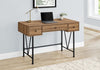 Monarch Specialties I 7672 Computer Desk, Home Office, Laptop, Storage Drawers, 48"l, Work, Metal, Laminate, Brown, Black, Transitional - - Mounts For Less