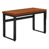 Monarch Specialties I 7676 Computer Desk, Home Office, Standing, Adjustable, 48"l, Work, Laptop, Metal, Laminate, Brown, Black, Contemporary, Modern - - Mounts For Less