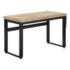 Monarch Specialties I 7678 Computer Desk, Home Office, Standing, Adjustable, 48"l, Work, Laptop, Metal, Laminate, Natural, Black, Contemporary, Modern - - Mounts For Less