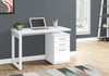 Monarch Specialties I 7690 Computer Desk, Home Office, Laptop, Left, Right Set-up, Storage Drawers, 48"l, Work, Laminate, White, Contemporary, Modern - - Mounts For Less