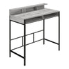 Monarch Specialties I 7703 Computer Desk, Home Office, Standing, Storage Shelves, 48"l, Work, Laptop, Metal, Laminate, Grey, Black, Contemporary, Modern - - Mounts For Less
