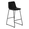 Monarch Specialties I 7754 Office Chair, Bar Height, Standing, Computer Desk, Work, Pu Leather Look, Metal, Black, Contemporary, Modern - - Mounts For Less