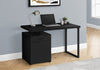Monarch Specialties I 7761 Computer Desk, Home Office, Laptop, Left, Right Set-up, Storage Drawers, 48"l, Work, Metal, Laminate, Black, Contemporary, Modern - - Mounts For Less