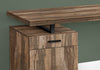 Monarch Specialties I 7765 Computer Desk, Home Office, Laptop, Left, Right Set-up, Storage Drawers, 48"l, Work, Metal, Laminate, Brown, Black, Contemporary, Modern - - Mounts For Less