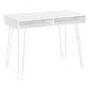 Monarch Specialties I 7770 Computer Desk, Home Office, Laptop, Left, Right Set-up, Storage Drawers, 40"l, Work, Metal, Laminate, White, Contemporary, Modern - - Mounts For Less