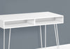 Monarch Specialties I 7770 Computer Desk, Home Office, Laptop, Left, Right Set-up, Storage Drawers, 40"l, Work, Metal, Laminate, White, Contemporary, Modern - - Mounts For Less