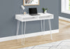 Monarch Specialties I 7770 Computer Desk, Home Office, Laptop, Left, Right Set-up, Storage Drawers, 40"l, Work, Metal, Laminate, White, Contemporary, Modern - - Mounts For Less