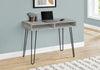 Monarch Specialties I 7773 Computer Desk, Home Office, Laptop, Left, Right Set-up, Storage Drawers, 40"l, Work, Metal, Laminate, Grey, Black, Contemporary, Modern - - Mounts For Less