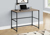 Monarch Specialties I 7777 Computer Desk, Home Office, Laptop, Left, Right Set-up, Storage Drawers, 40"l, Work, Metal, Laminate, Brown, Black, Contemporary, Modern - - Mounts For Less