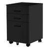 Monarch Specialties I 7781 File Cabinet, Rolling Mobile, Storage Drawers, Printer Stand, Office, Work, Laminate, Black, Contemporary, Modern - - Mounts For Less