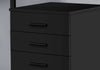 Monarch Specialties I 7781 File Cabinet, Rolling Mobile, Storage Drawers, Printer Stand, Office, Work, Laminate, Black, Contemporary, Modern - - Mounts For Less