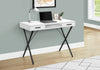 Monarch Specialties I 7790 Computer Desk, Home Office, Laptop, Left, Right Set-up, Storage Drawers, 42"l, Work, Metal, Laminate, White, Black, Contemporary, Modern - - Mounts For Less