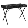 Monarch Specialties I 7793 Computer Desk, Home Office, Laptop, Left, Right Set-up, Storage Drawers, 42"l, Work, Metal, Laminate, Black Marble Look, Contemporary, Modern - - Mounts For Less
