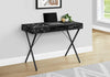 Monarch Specialties I 7793 Computer Desk, Home Office, Laptop, Left, Right Set-up, Storage Drawers, 42"l, Work, Metal, Laminate, Black Marble Look, Contemporary, Modern - - Mounts For Less