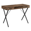 Monarch Specialties I 7794 Computer Desk, Home Office, Laptop, Left, Right Set-up, Storage Drawers, 42"l, Work, Metal, Laminate, Brown, Black, Contemporary, Modern - - Mounts For Less