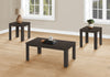 Monarch Specialties I 7863P Table Set, 3pcs Set, Coffee, End, Side, Accent, Living Room, Laminate, Brown, Transitional - - Mounts For Less