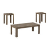 Monarch Specialties I 7912P Table Set, 3pcs Set, Coffee, End, Side, Accent, Living Room, Laminate, Brown, Transitional - - Mounts For Less