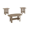 Monarch Specialties I 7927P Table Set, 3pcs Set, Coffee, End, Side, Accent, Living Room, Laminate, Brown, Transitional - - Mounts For Less