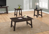 Monarch Specialties I 7930P Table Set, 3pcs Set, Coffee, End, Side, Accent, Living Room, Laminate, Brown, Transitional - - Mounts For Less