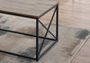 Monarch Specialties I 7950P Table Set, 3pcs Set, Coffee, End, Side, Accent, Living Room, Metal, Laminate, Brown, Black, Contemporary, Modern - - Mounts For Less
