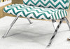 Monarch Specialties I 8136 Accent Chair, Armless, Fabric, Living Room, Bedroom, Fabric, Metal, Green, Chrome, Contemporary, Modern - - Mounts For Less