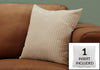 Monarch Specialties I 9228 Pillows, 18 X 18 Square, Insert Included, Decorative Throw, Accent, Sofa, Couch, Bedroom, Polyester, Hypoallergenic, Brown, Modern - - Mounts For Less