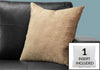 Monarch Specialties I 9296 Pillows, 18 X 18 Square, Insert Included, Decorative Throw, Accent, Sofa, Couch, Bedroom, Polyester, Hypoallergenic, Brown, Modern - - Mounts For Less