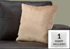 Monarch Specialties I 9310 Pillows, 18 X 18 Square, Insert Included, Decorative Throw, Accent, Sofa, Couch, Bedroom, Polyester, Hypoallergenic, Beige, Modern - - Mounts For Less