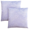 Monarch Specialties I 9325 Pillows, Set Of 2, 18 X 18 Square, Insert Included, Decorative Throw, Accent, Sofa, Couch, Bedroom, Polyester, Hypoallergenic, Purple, Modern - - Mounts For Less
