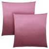 Monarch Specialties I 9339 Pillows, Set Of 2, 18 X 18 Square, Insert Included, Decorative Throw, Accent, Sofa, Couch, Bedroom, Polyester, Hypoallergenic, Pink, Modern - - Mounts For Less