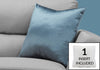 Monarch Specialties I 9342 Pillows, 18 X 18 Square, Insert Included, Decorative Throw, Accent, Sofa, Couch, Bedroom, Polyester, Hypoallergenic, Blue, Modern - - Mounts For Less