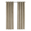 Monarch Specialties I 9821 Curtain Panel, 2pcs Set, 54"w X 95"l, Room Darkening, Grommet, Living Room, Bedroom, Kitchen, Velvet, Polyester, Beige, Contemporary, Modern - - Mounts For Less