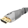 Monster 4 ft. Advanced High Speed HDMI Cable with Ethernet, Gold Plated Connector, Grey - - Mounts For Less