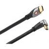 Monster Ultimate 6.5Ft. High Speed HDMI Cable with Ethernet, Right Angle Connector and Gold Plated, Black - - Mounts For Less